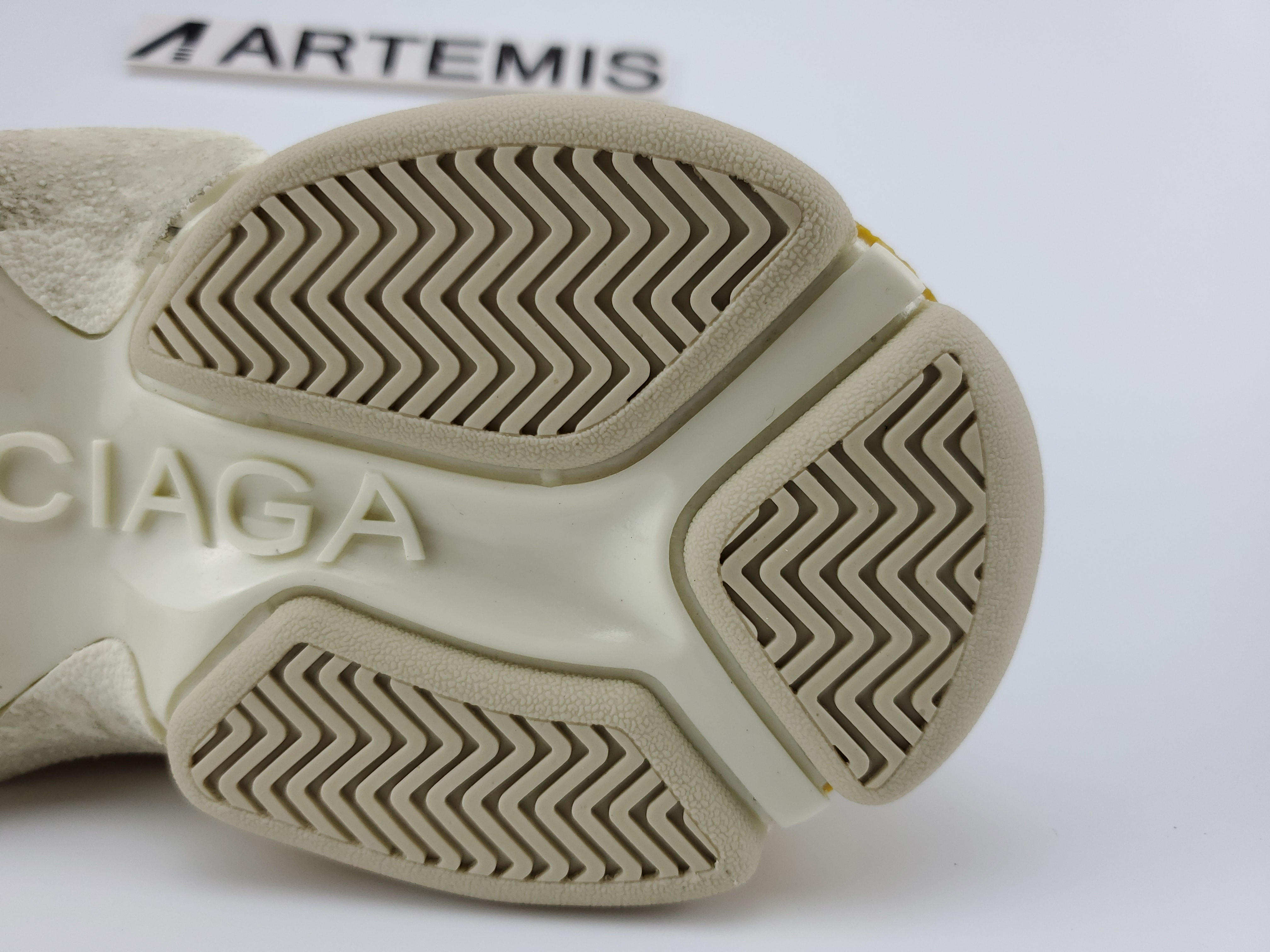 Balenciga Triple S Beige Green Yellow (2018 Reissue)