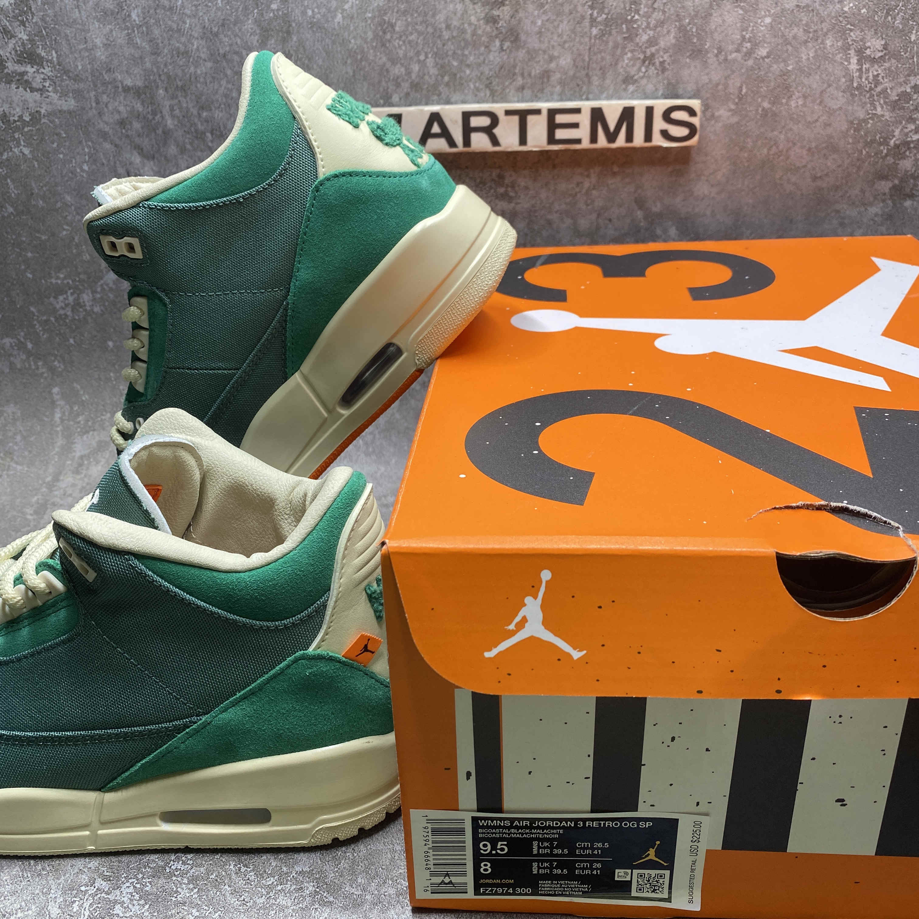 ua nina Ch*el abney x air jordan 3