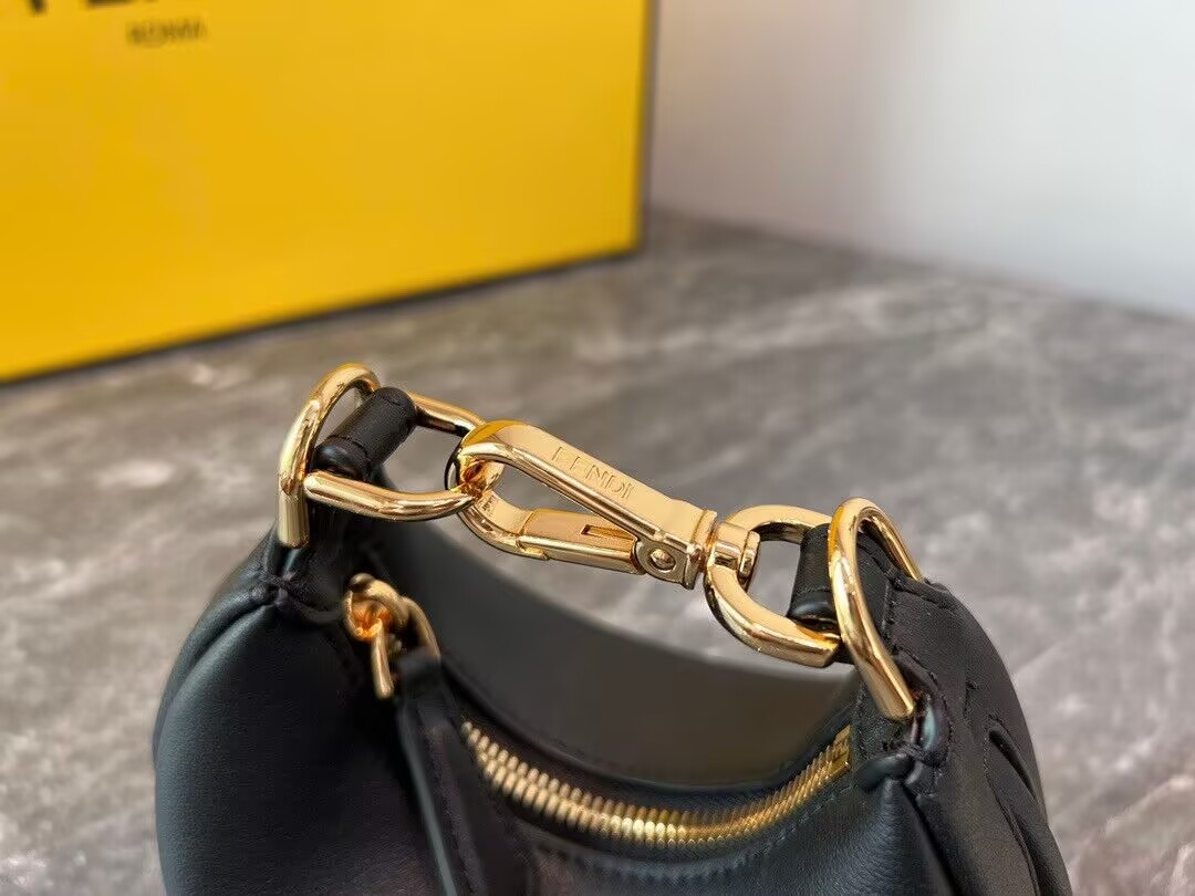 F**di nano F**digraphy hobo bag 14x5x16.5cm