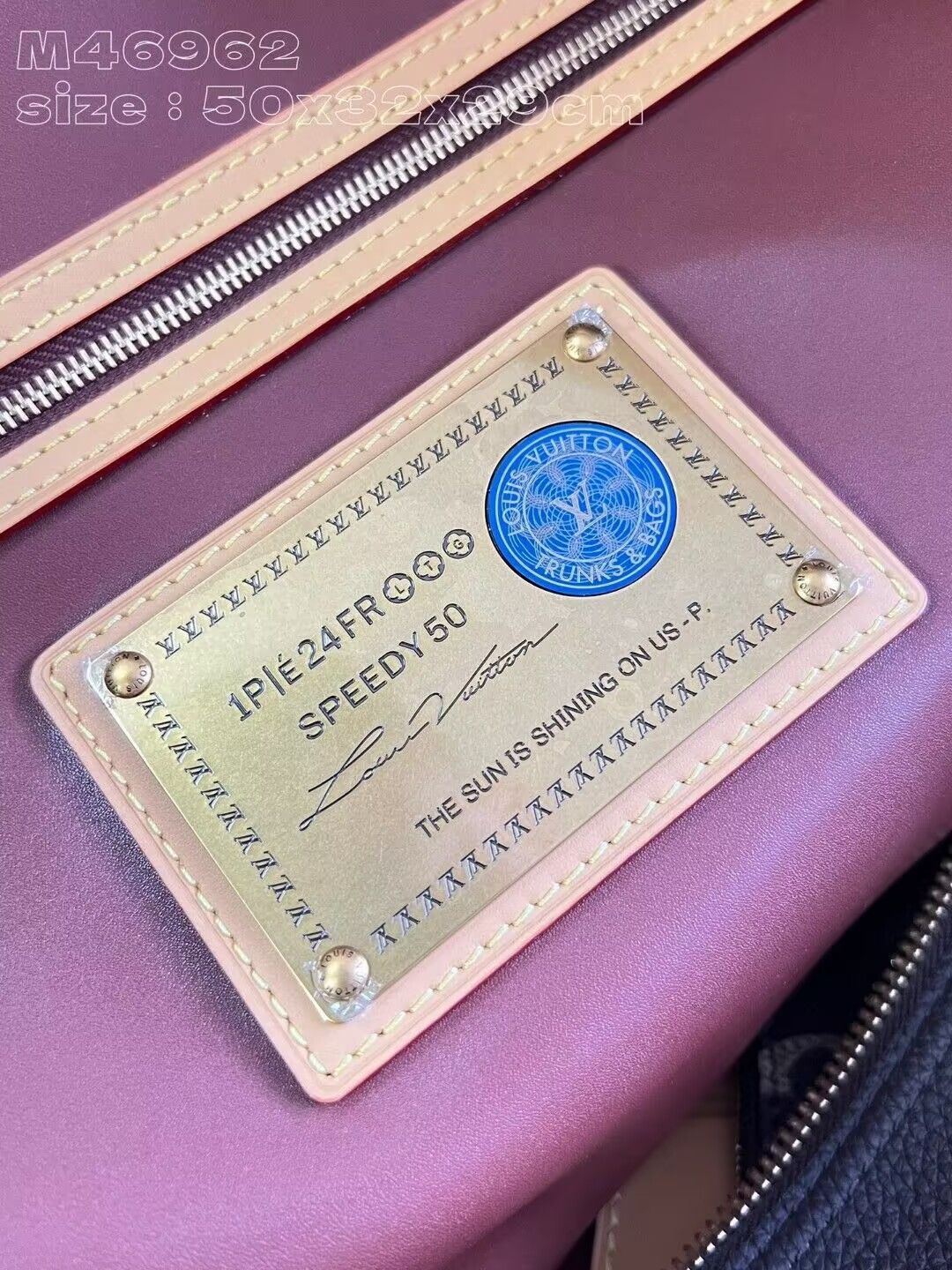 LV Speedy P9 Bandoulière 50 M46962 50x32x29cm(Customized about 10 days)