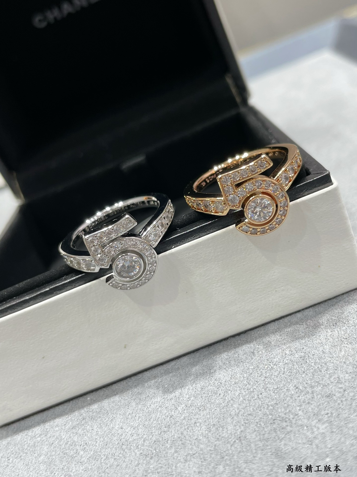 ch*el 5-word full Di*m*nd ring