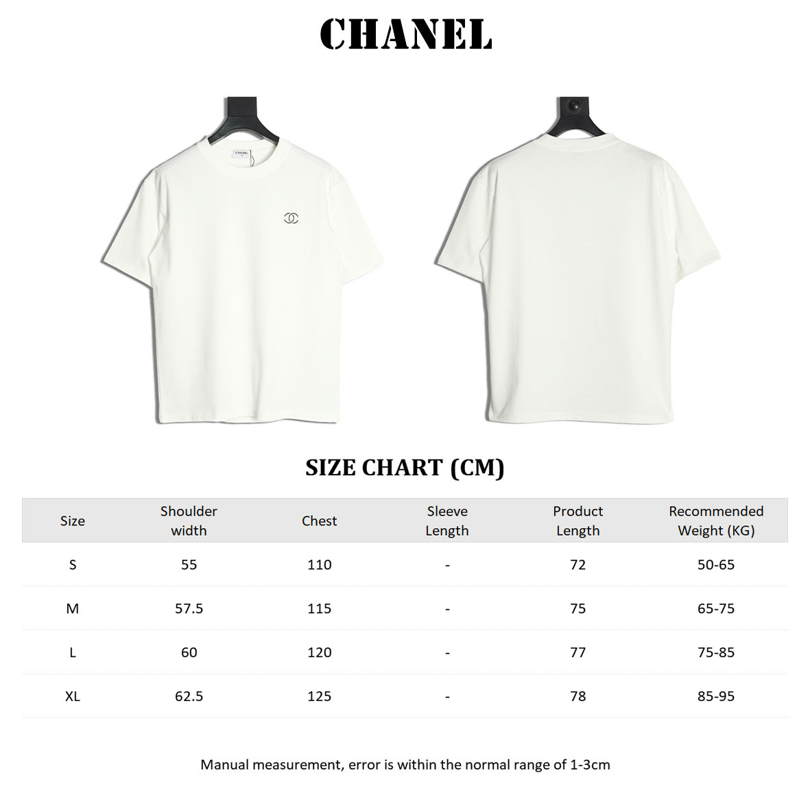 Ch*el 25ss short-sleeved t-shirt