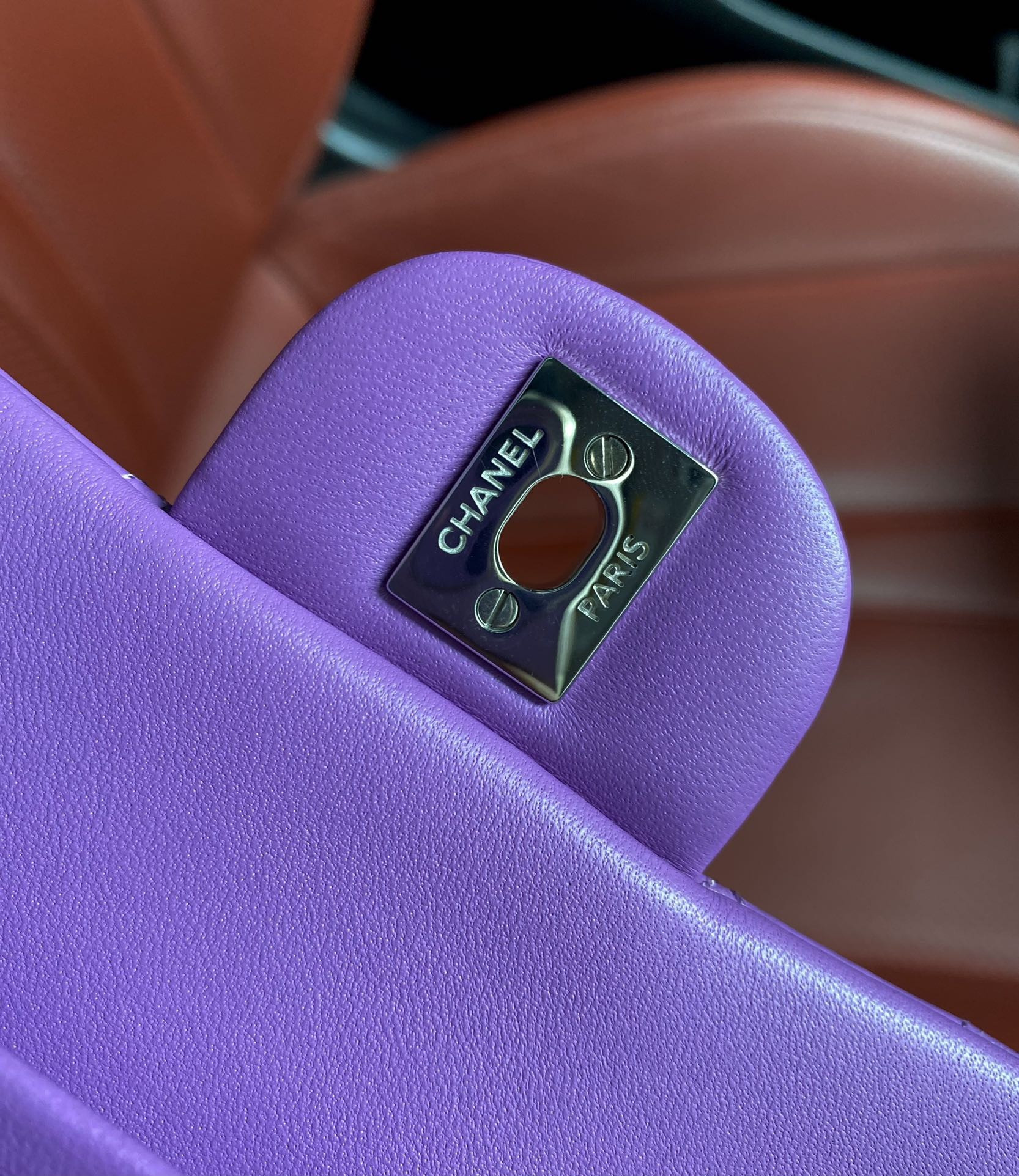 Ch*el classic flap bag 15.5x25.5x6.5cm