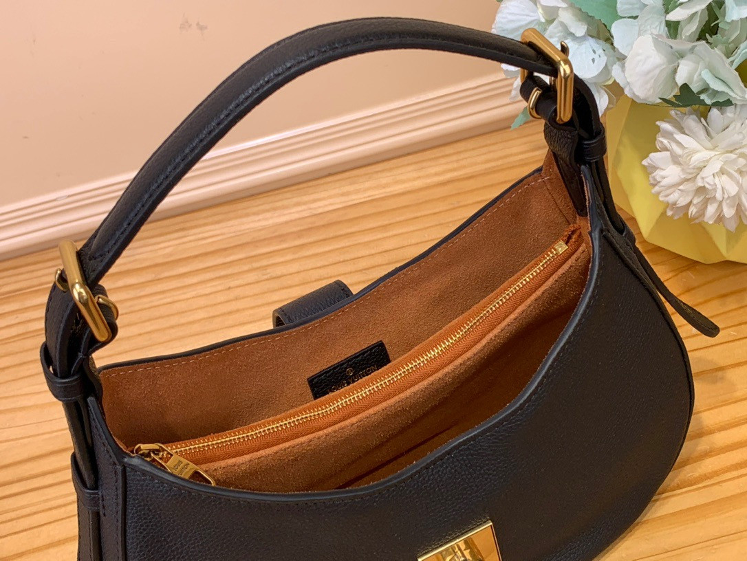 LV Low Key Shoulder Bag M24611 10.2 x 7.1 x 2.8 inches