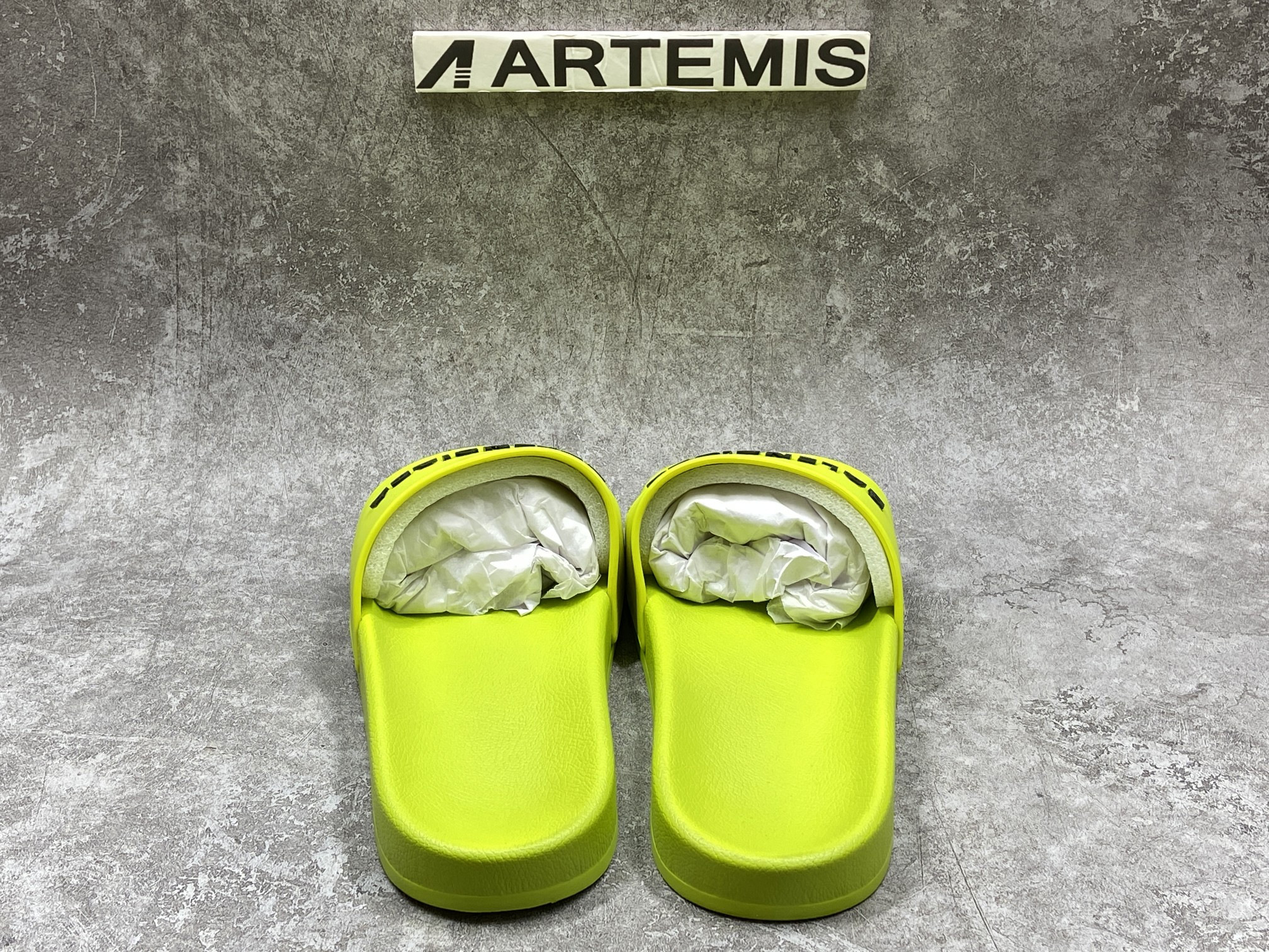 Balenciga Pool Slide Lime