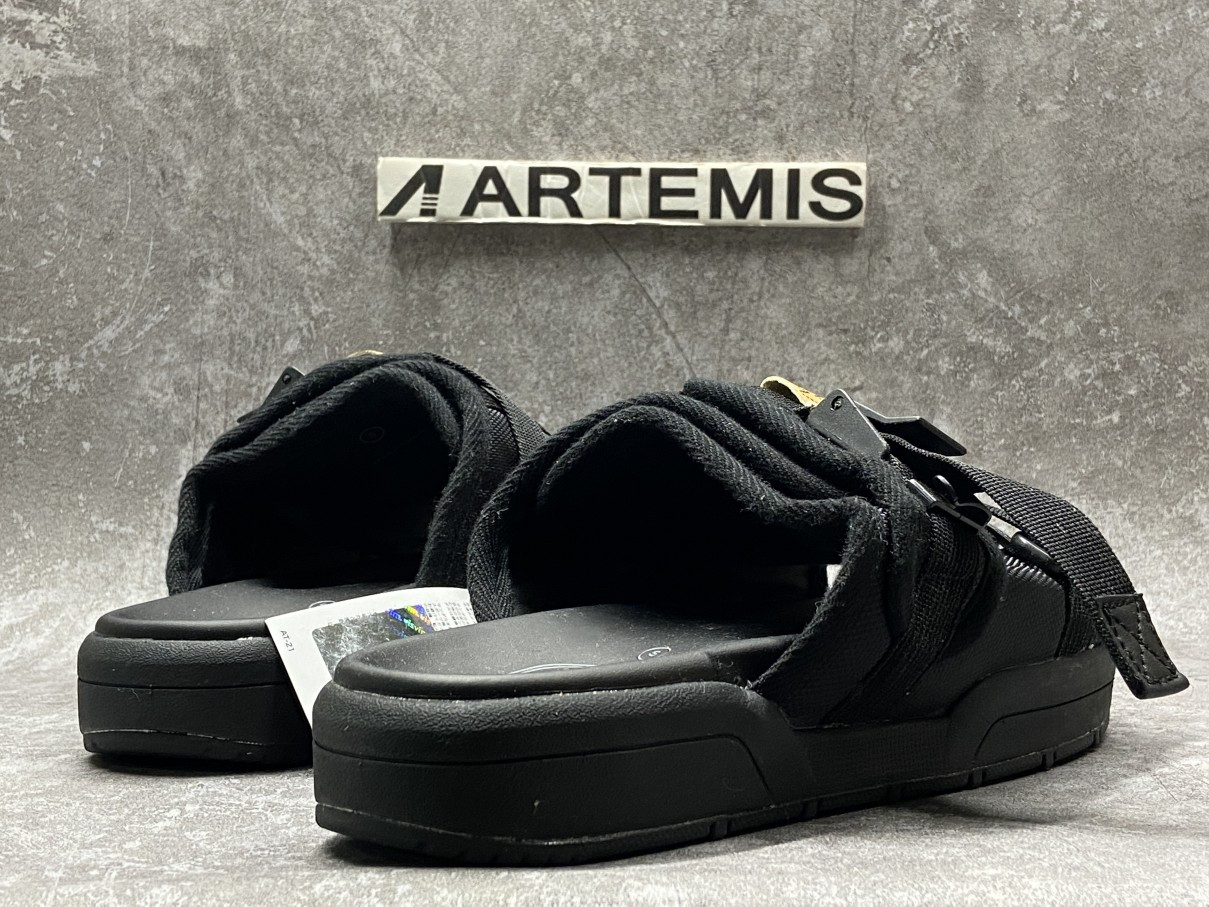 Visvim Christo Black Slipper Sandal