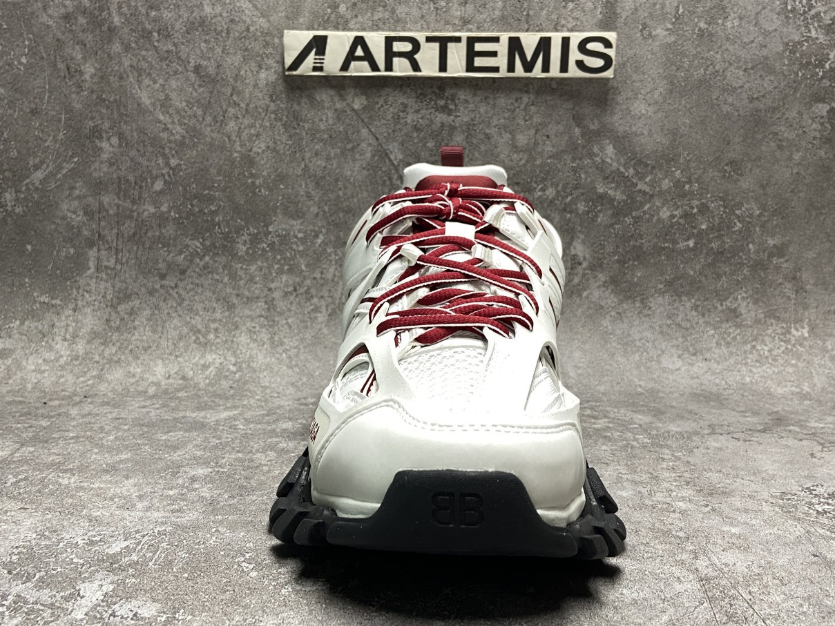 Balenciga Track White Burgundy