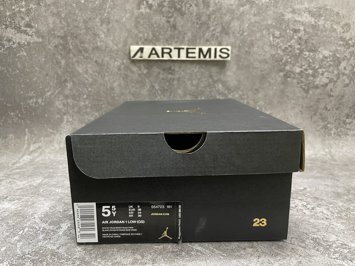 Air Jordan 1 Low White True Berry