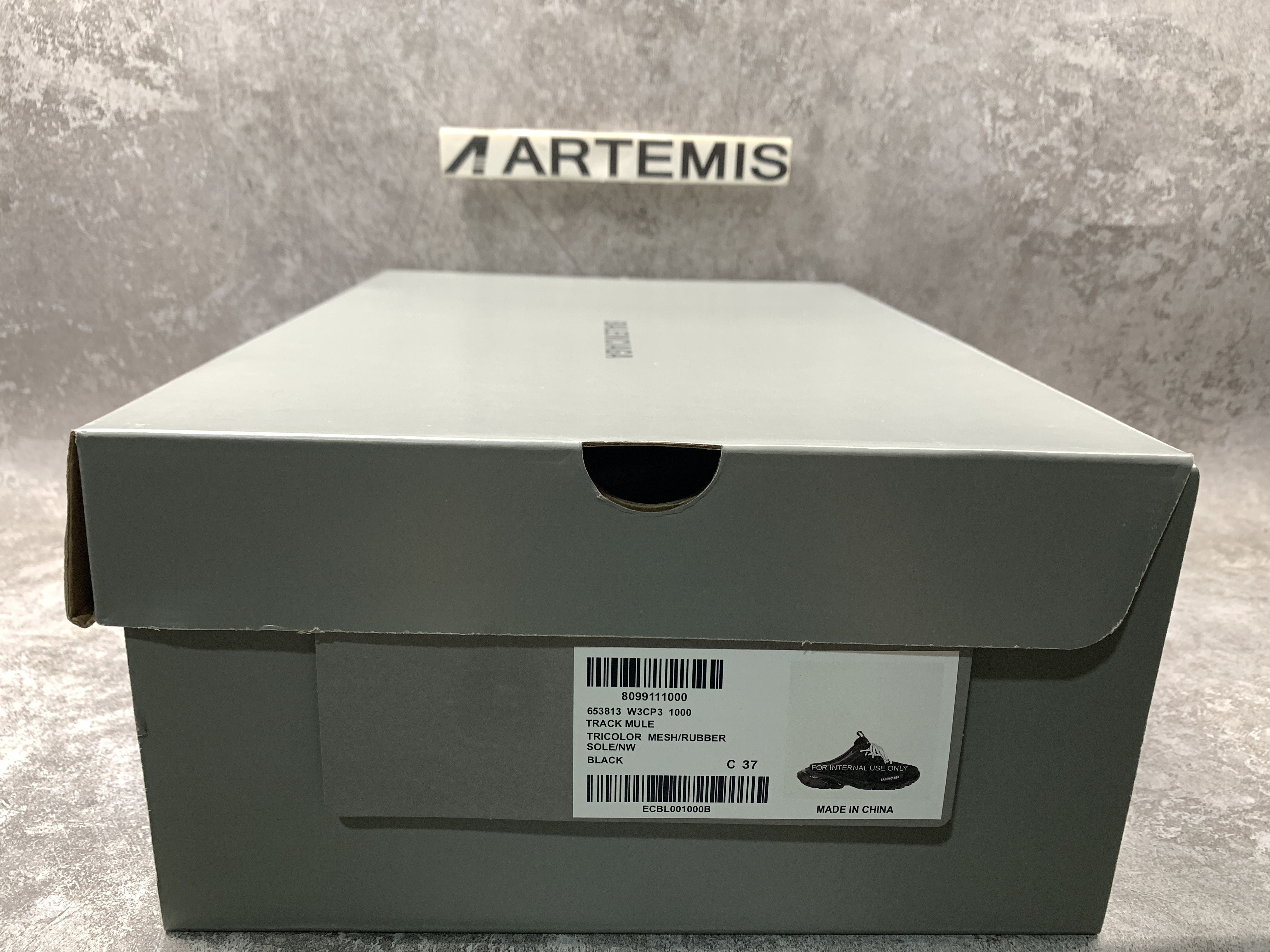 Balenciga Track Mule Black