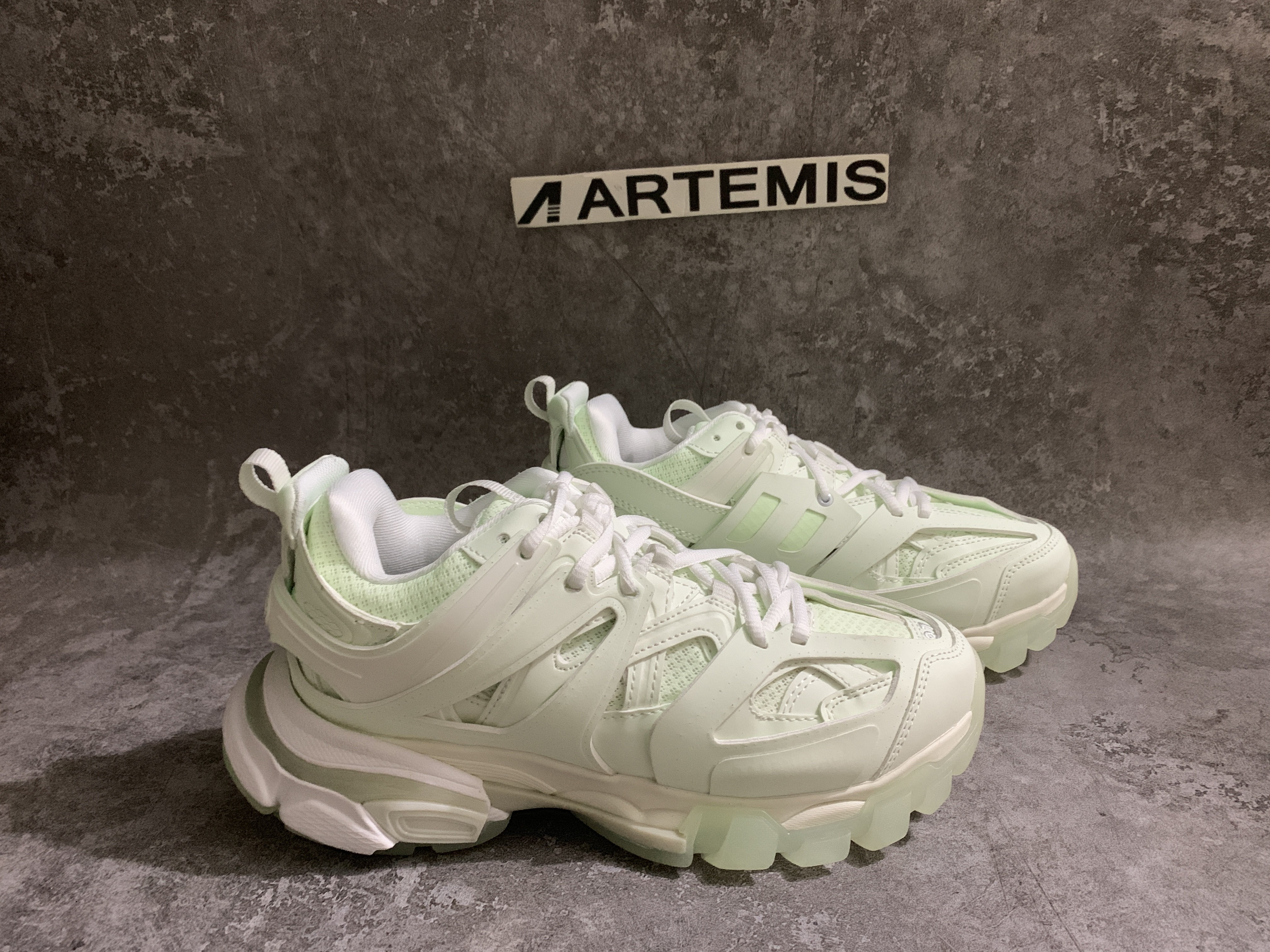 Balenciga Track Glow In Dark Sneaker