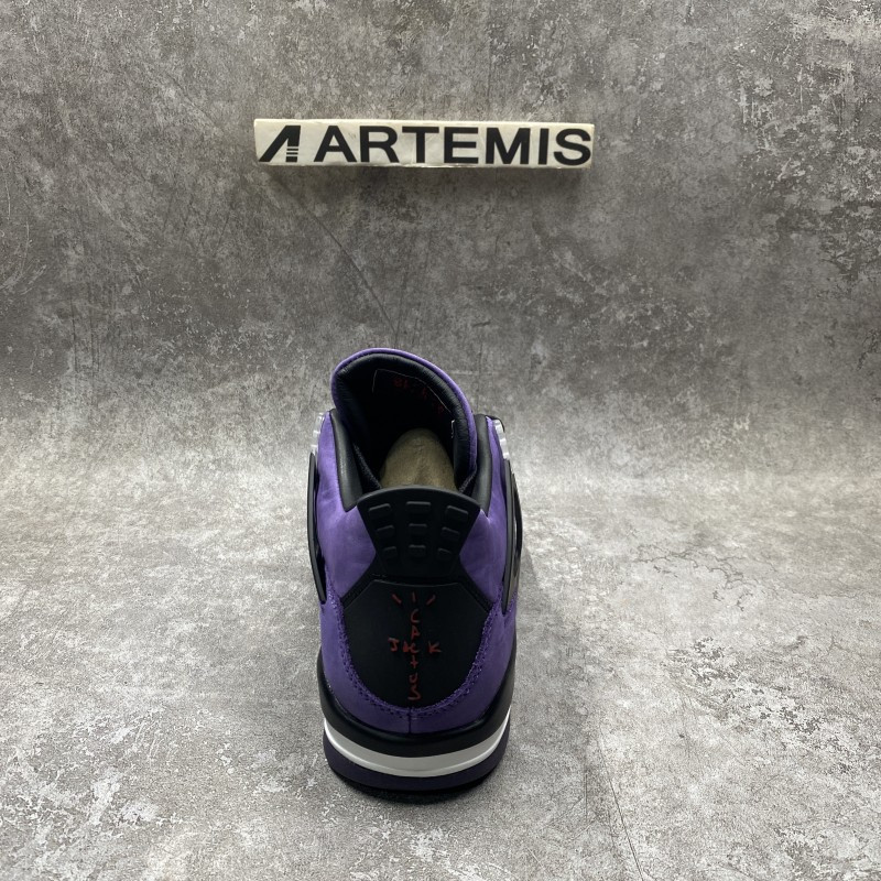 Air Jordan 4 Retro Travis Scott Purple(Friends and Family)