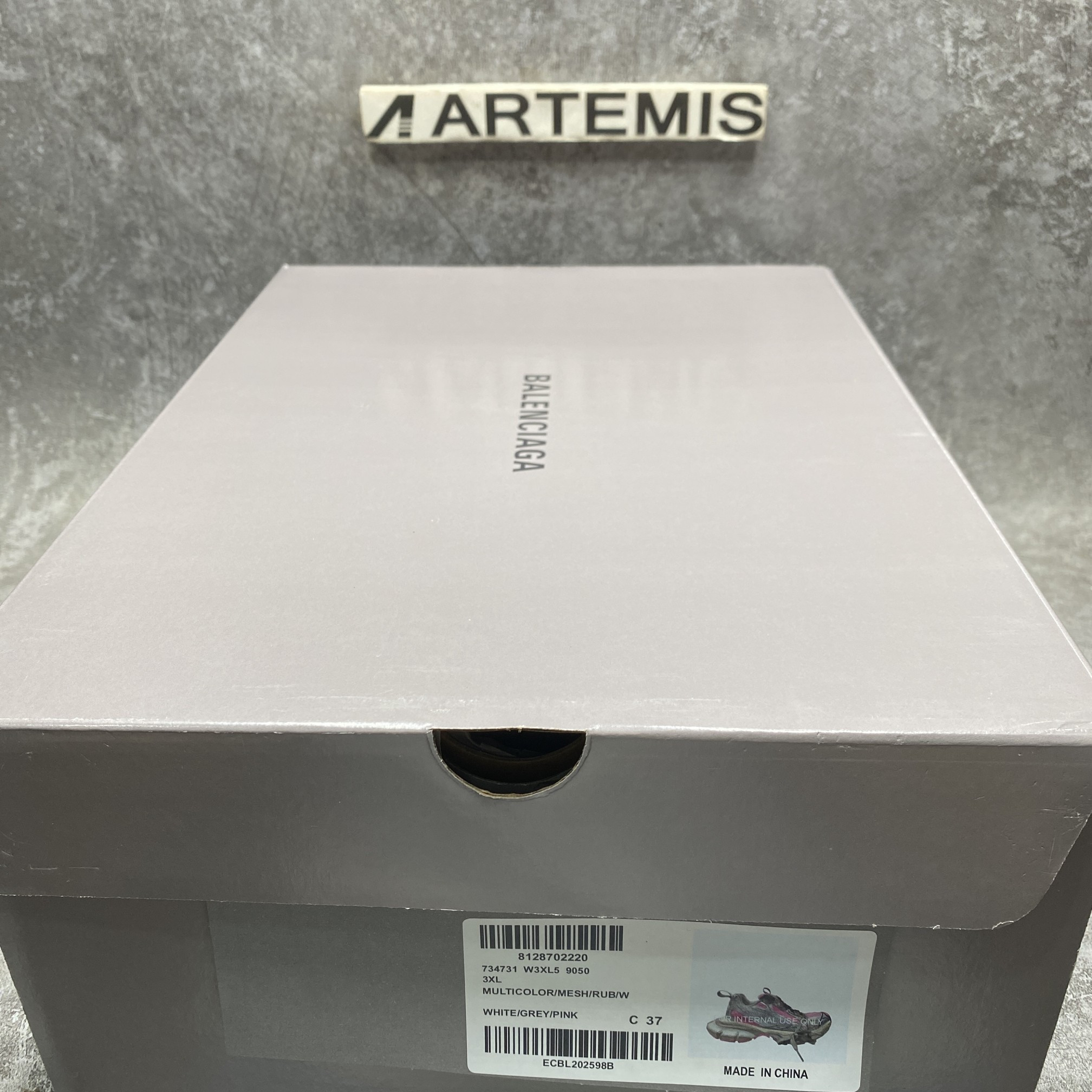 Balenciga 3XL Sneaker in Grey Pink