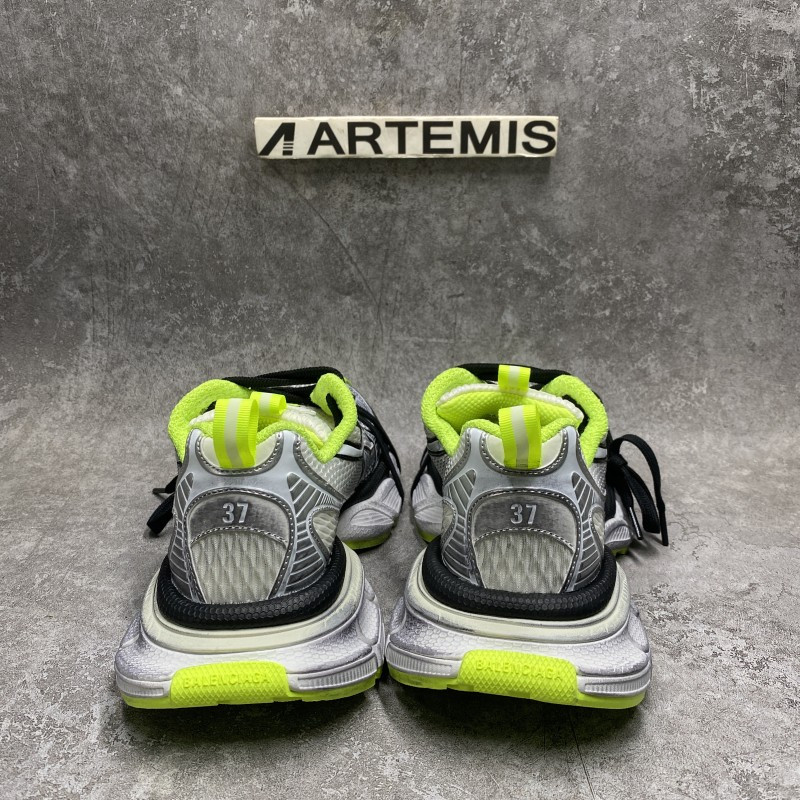 Balenciga 3xl Sneakers In Silver Green