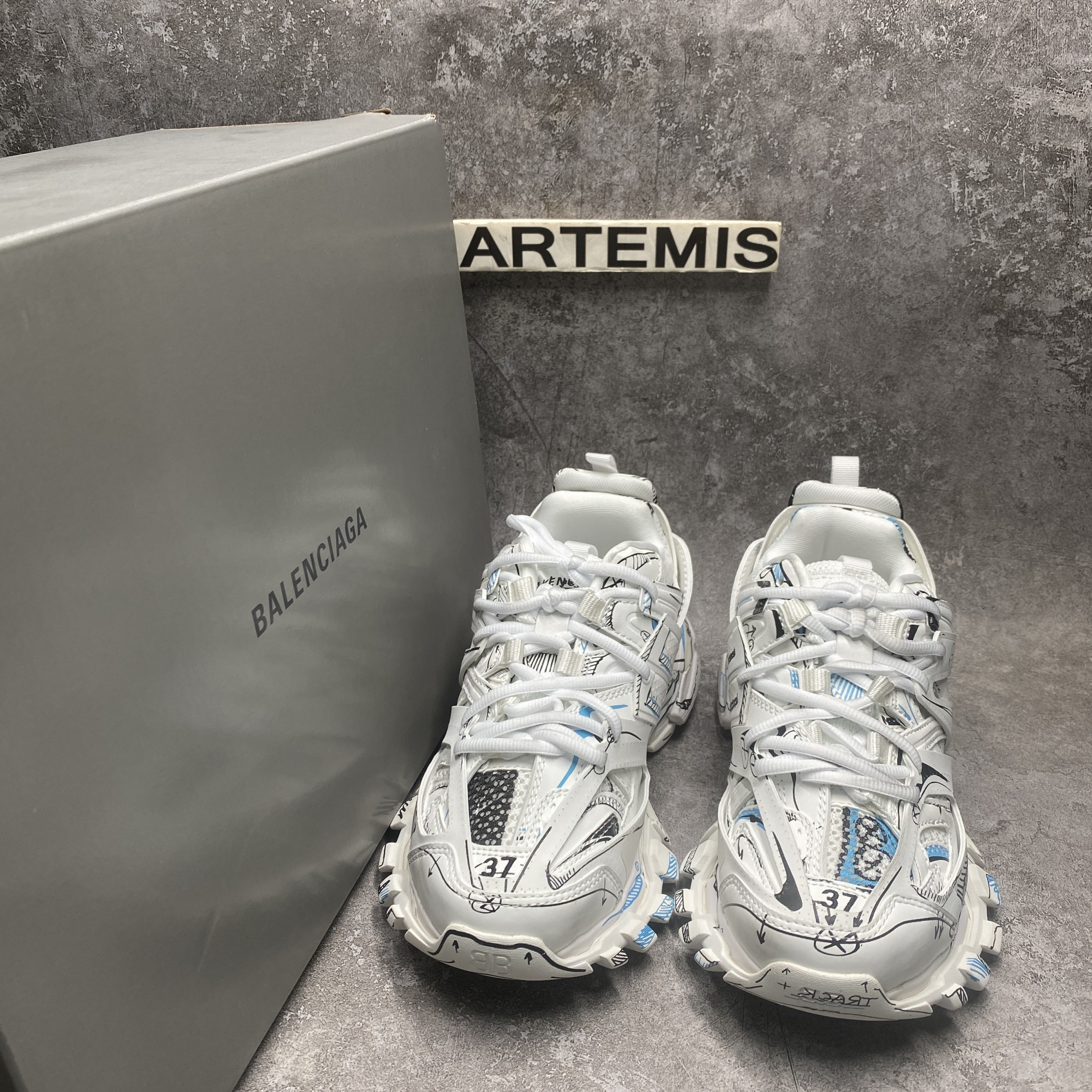 Balenciga Track Sneaker in Multicolor