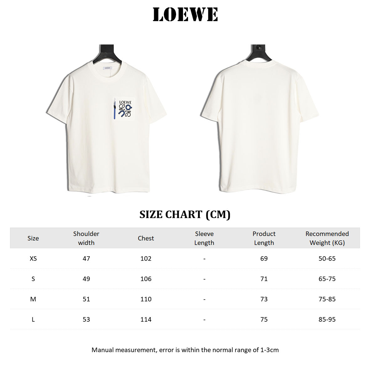 L0ew* x on 25ss short-sleeved t-shirt