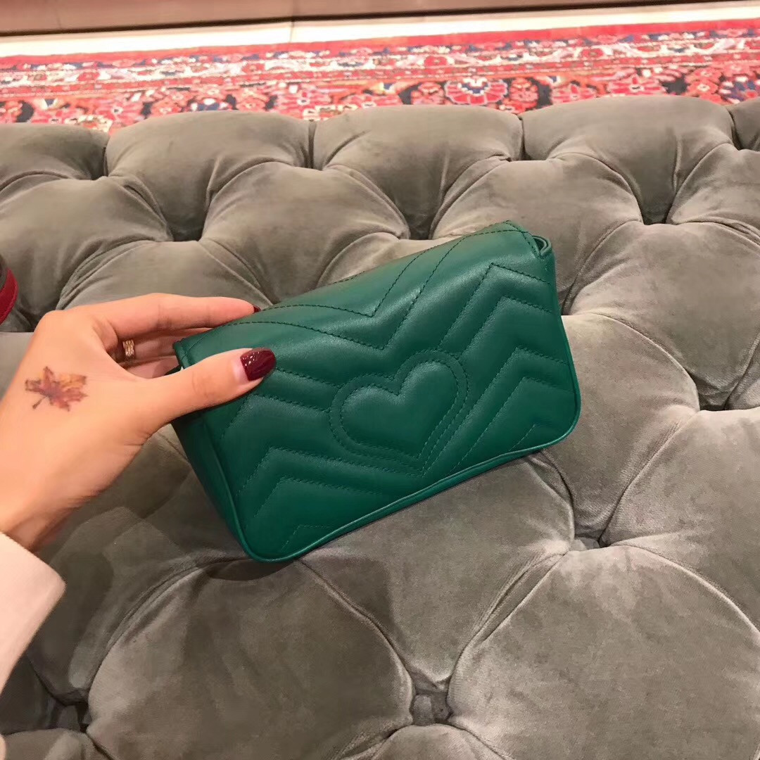 gg marmont matelasse leather S*per mini bag