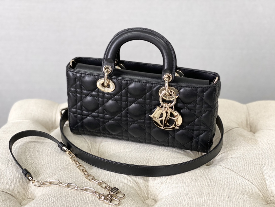 D*or lady d-joy bag medium black 26 x 13.5 x 5 cm