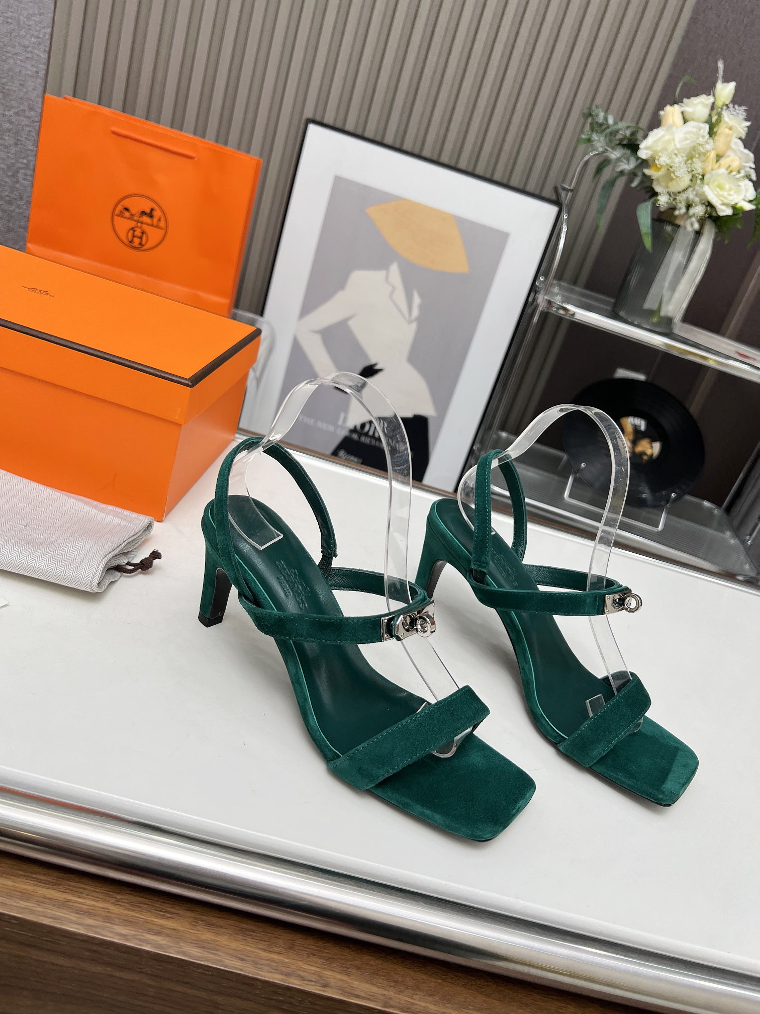 UA Hermès Glamour 95 sandal