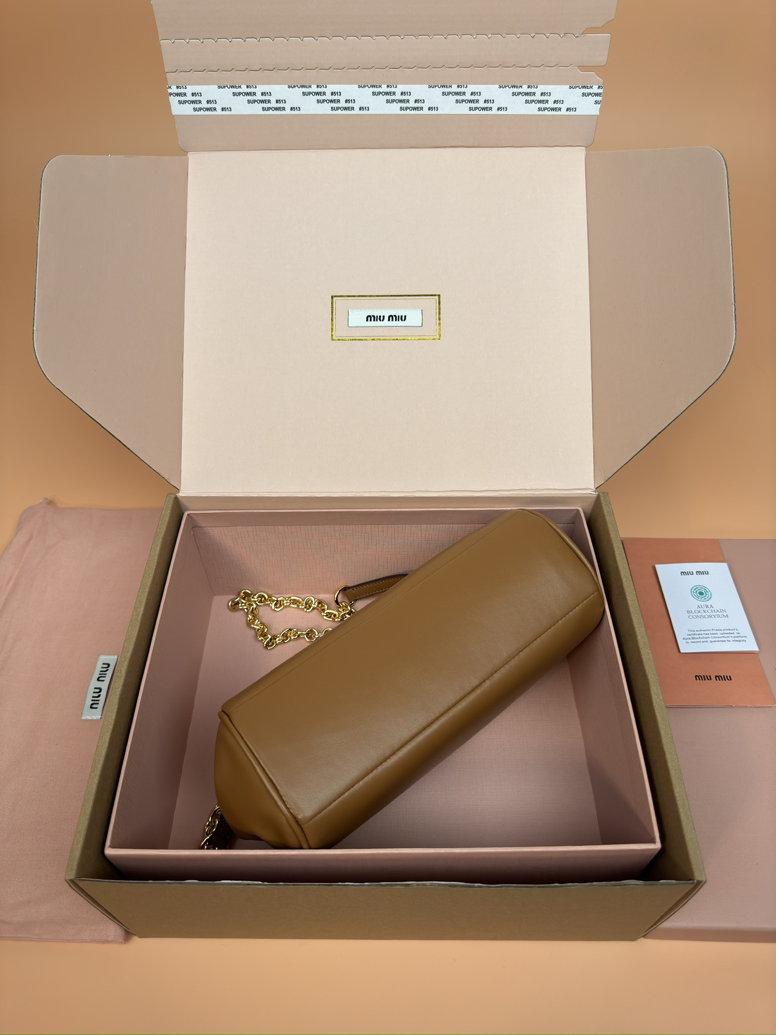 Miu Miu Leather shoulder bag 13.5x24x9cm