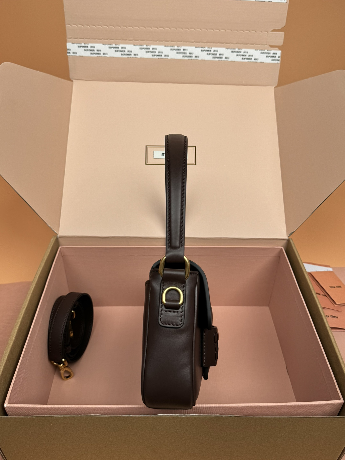 Miu Miu Penny Leather Bag 23×13.5×5cm