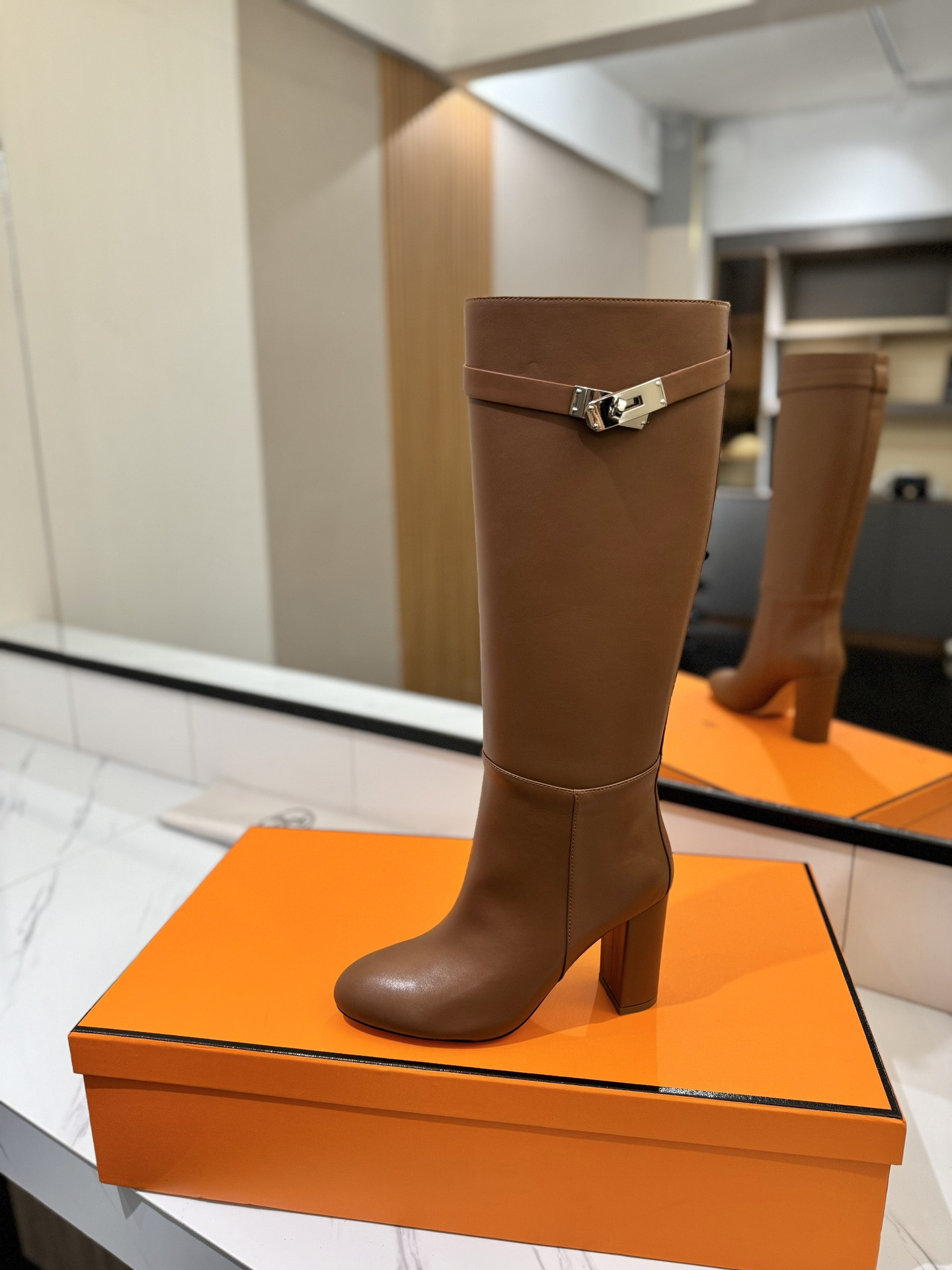 UA Hermès Jumping Boots (Heel height 8.5cm)