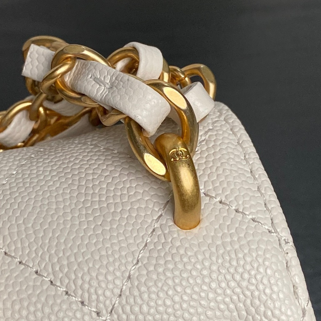 Ch*el flap handbag as5239 18×13×5.5cm