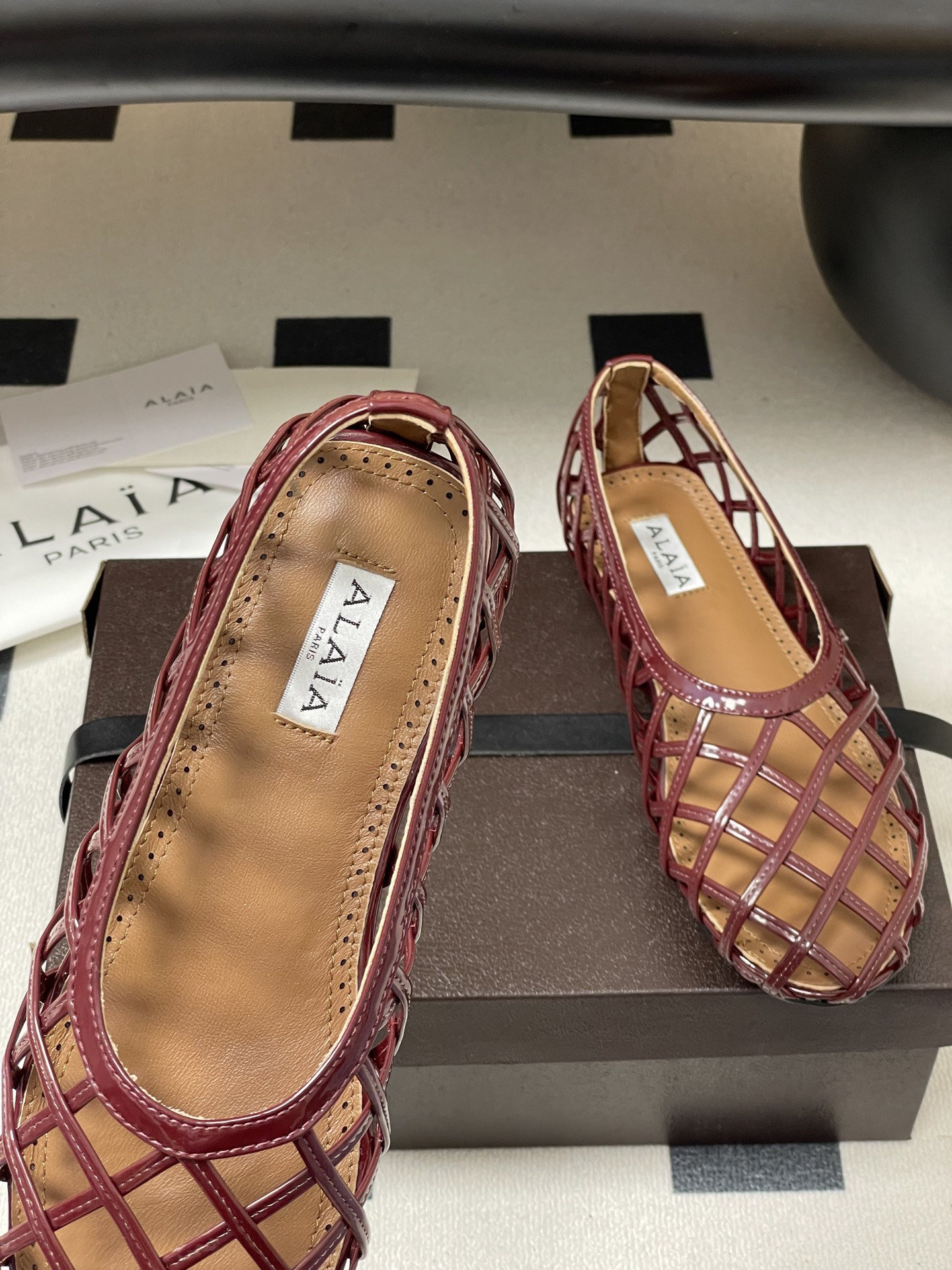UA Alaïa CAGE BALLET FLATS(Customized Size 7-10 days production time)