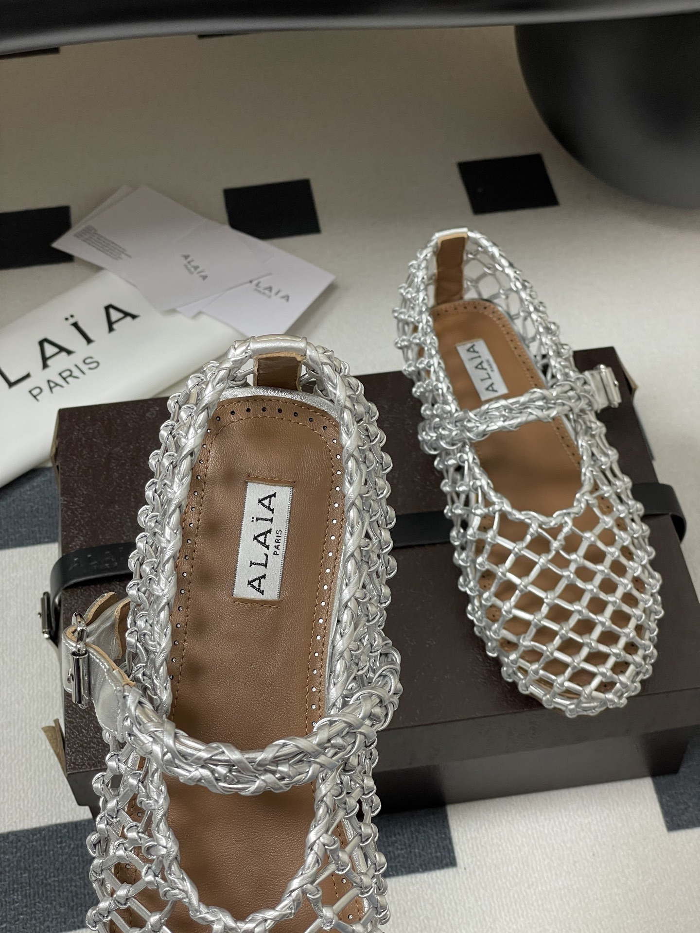 UA Alaïa BRAIDED BALLET FLATS(Customized Size 7-10 days production time)